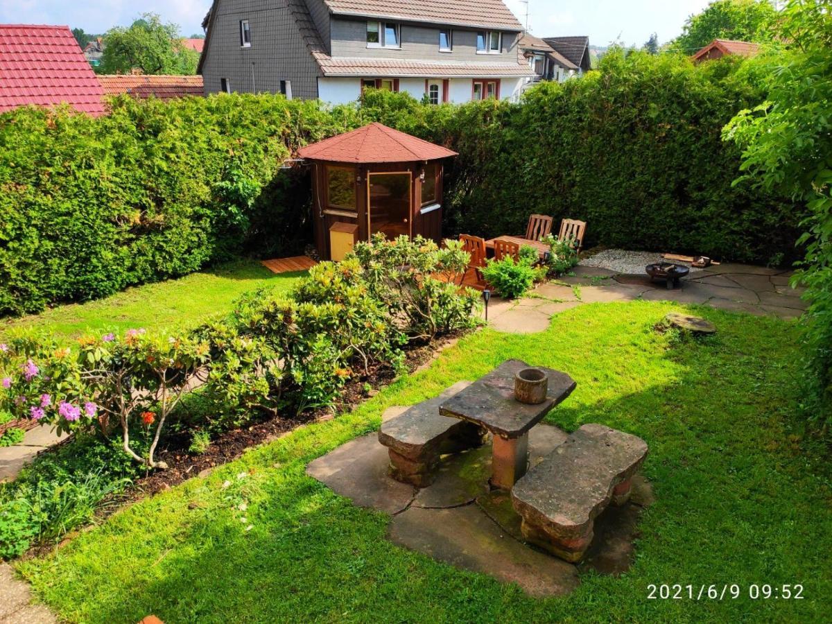 Ferienhaus Marre - Mit Grill, Feuerstelle Und Gartensauna Waldbrunn  Ngoại thất bức ảnh